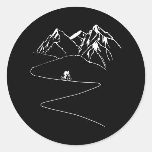 Sticker Rond Cycliste VTT VTT Downhill