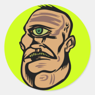 Sticker Rond cyclopes