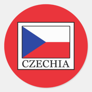 Sticker Rond Czechia