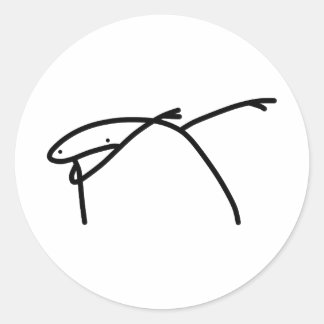 Sticker Rond Dab Flork