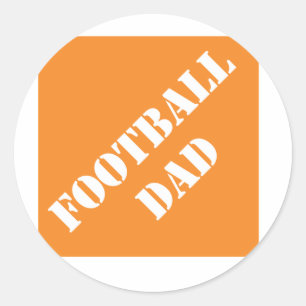 Sticker Rond Dadismes Football Papa