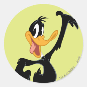 Sticker Rond DAFFY DUCK™ classique