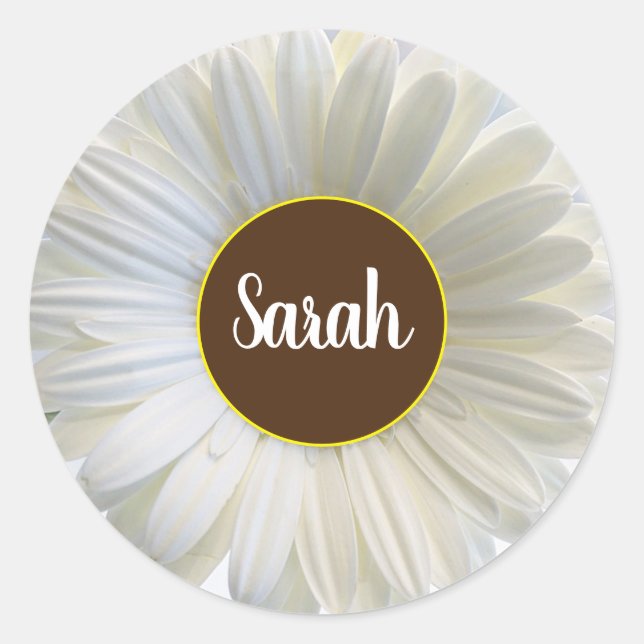 Sticker Rond Daisy (Devant)