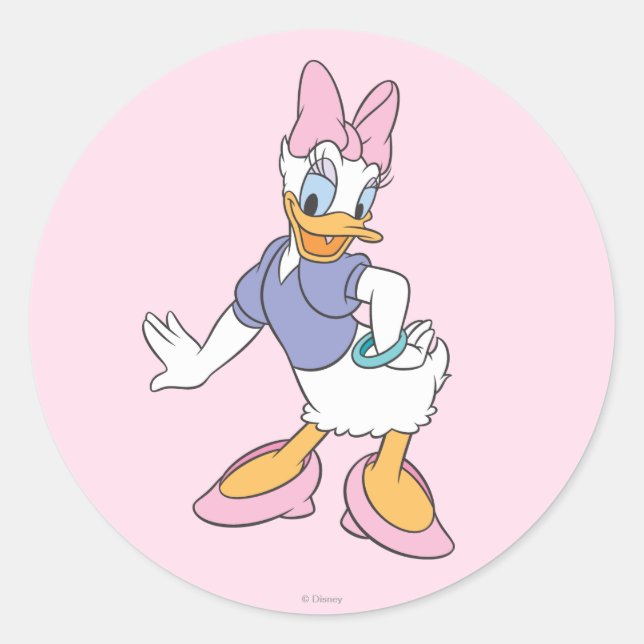 Sticker Rond Daisy Duck| Diva (Devant)
