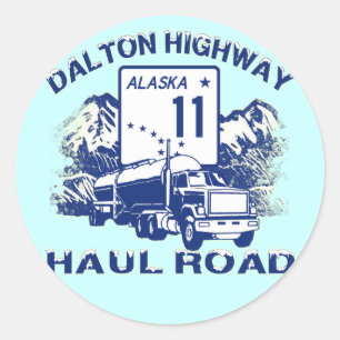 STICKER ROND DALTON HIGHWAY HAUL ROAD