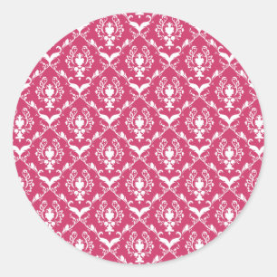 Sticker Rond Damas roses #5 @ VictoriaShaylee