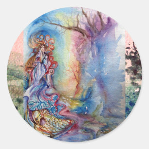 STICKER ROND DAME DU LAC