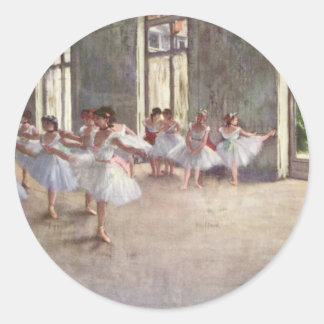 Sticker Rond Dancers de Degas