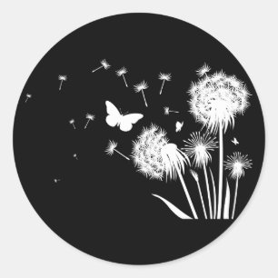 Sticker Rond Dandelion