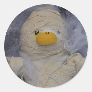 Sticker Rond Danny Duck la Momie 