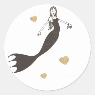 Sticker Rond Dans la période de la magie