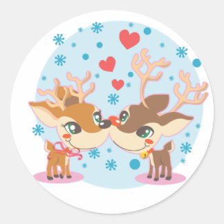Sticker Rond dans l'amour