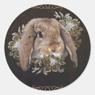 Sticker Rond Dans le jardin des Whispers