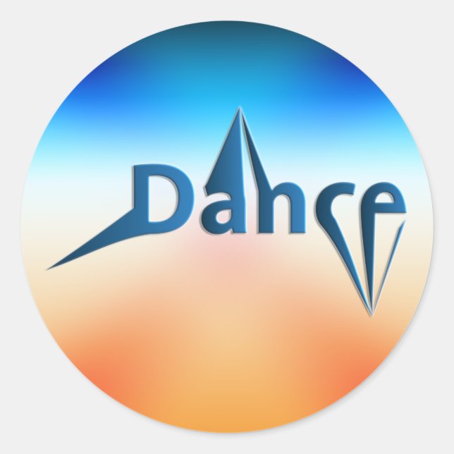 Sticker Rond Danse 3 CLASSEUR RING (Devant)