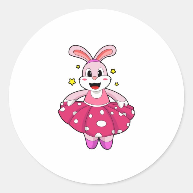 Sticker Rond Danse de ballet (Devant)