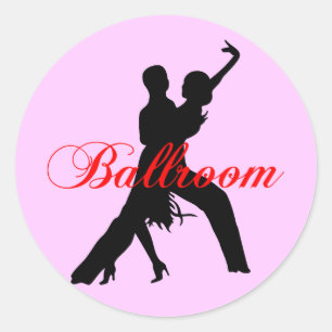 Sticker Rond Danse de salon