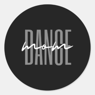 Sticker Rond Danse Maman Danse Fête De La Mère De Maman