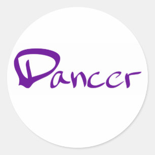 Sticker Rond Danseur