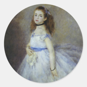 Sticker Rond Danseur de ballet de Pierre Renoir, Art Vintage