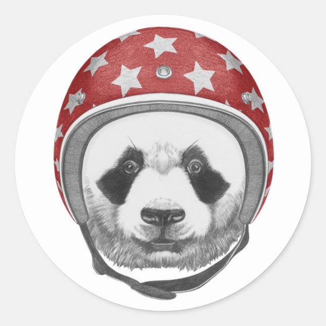 Sticker Rond Daredevil Panda (Devant)