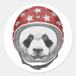 Sticker Rond Daredevil Panda