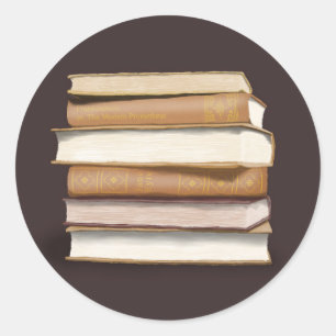 Sticker Rond Dark Academia