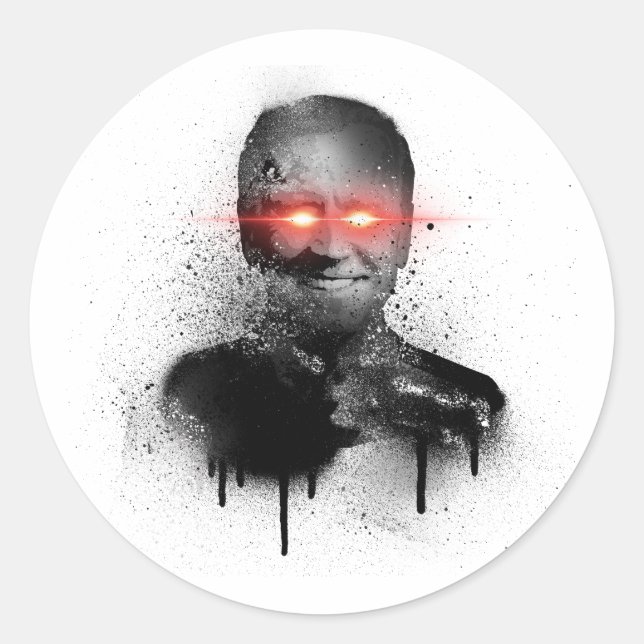 Sticker Rond Dark Brandon (Devant)