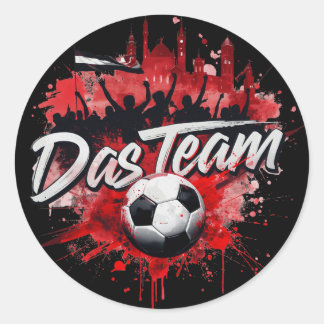 Sticker Rond Das Team - le surnom de l'équipe d'Autriche