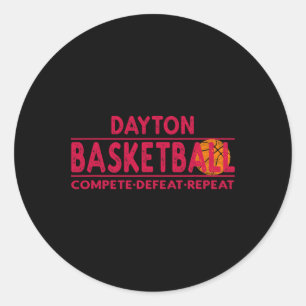 Sticker Rond Dayton Sketll - Concurrence Défaite Répéter