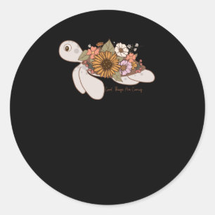 Sticker Rond De Bonnes Choses Sont À Venir Sti De Sensibilisati