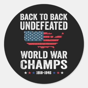 Sticker Rond De Juillet - Retour À Retour Champs De Guerre Mond