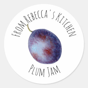 Sticker Rond De la cuisine de Plum Jam