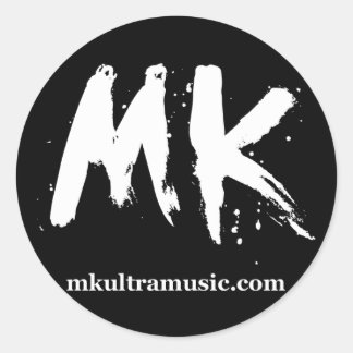 Sticker rond de musique MKULTRA #2
