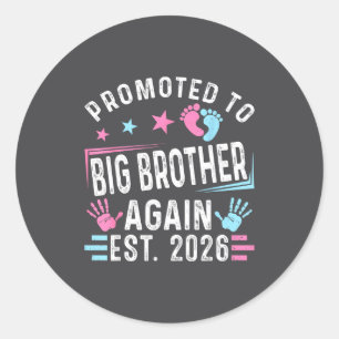 Sticker Rond De nouveau promu chez Big Brother Env. 2026 Vintag