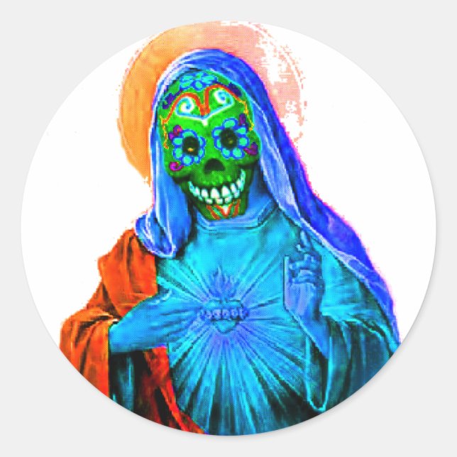 Sticker Rond Dead Mary (Devant)