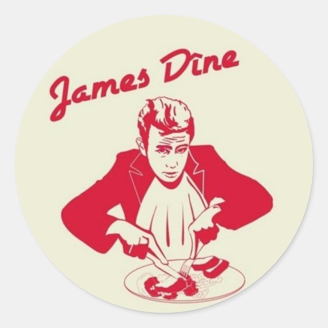 Sticker Rond Dean (Devant)