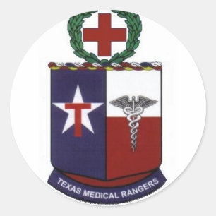 Sticker Rond décalque rond de gardes forestières médicales d
