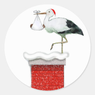 Sticker Rond Décembre Baby