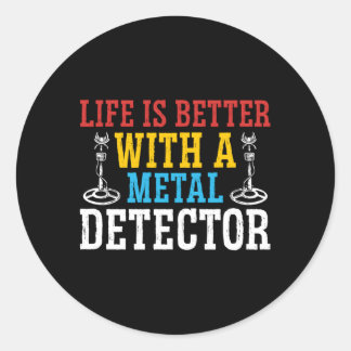 Sticker Rond Décorateur de métal Perte Pêche Trésor Coin de cha