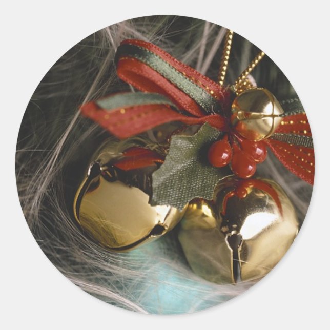 Sticker Rond Décoration Bell de vacances (Devant)