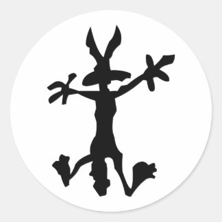 Sticker Rond Décorez votre camion avec ce contour de coyote