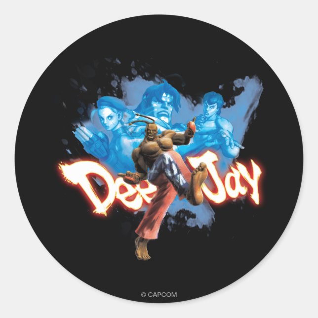 Sticker Rond DeeJay (Devant)