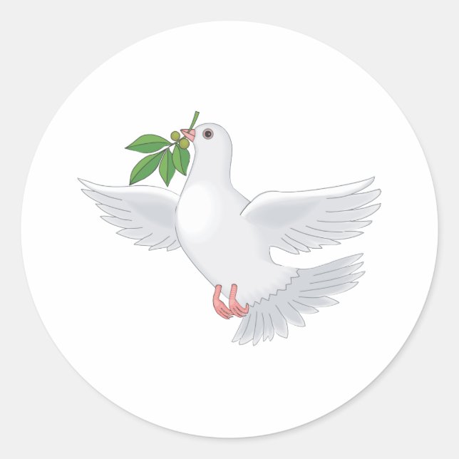 Sticker Rond Deena Dove (Devant)