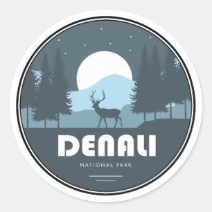 Sticker Rond Deer du parc national de Denali