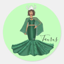 Déesse du Taurus zodiaque avec cornes