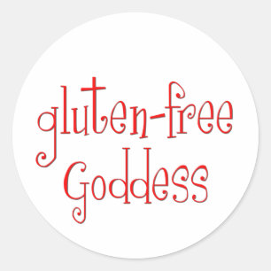 Sticker Rond Déesse sans gluten