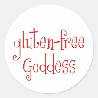 Sticker Rond Déesse sans gluten