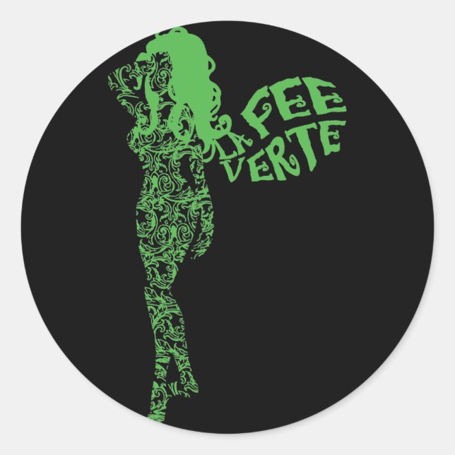 Sticker Rond Défilé La Fee Verte (Devant)