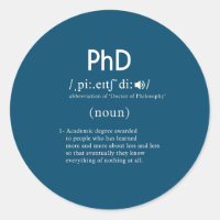 définition de phd drôle