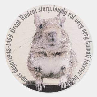 STICKER ROND ♛ DEGU ♛